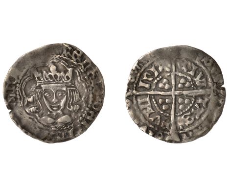 Henry VII (1485-1509), Late Portrait issues, Groat, Dublin, type I, small head within plain tressure, 1.99g/1h (La Rivière 71