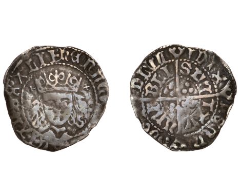 Henry VII (1485-1509), Late Portrait issues, Groat, Dublin, type IID, open crown, no tressure, crosses by head, reads sivitav