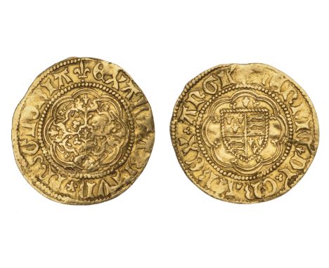 Henry VI (First reign, 1422-1461), Annulet issue, Quarter-Noble, London, mm. lis, mullet after exaltabitvr, 1.69g/1h (Whitton