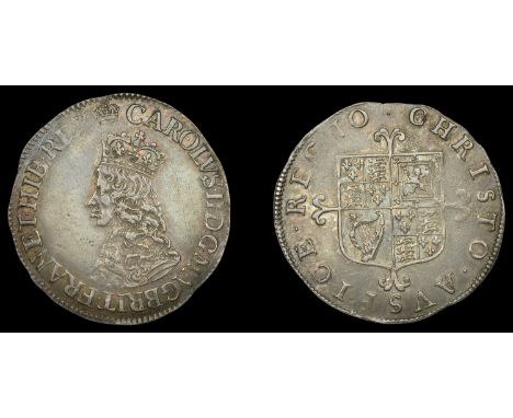 Charles II (1660-1685), First issue, Sixpence, mm. crown on obv. only, 2.98g/2h (ESC 274; N 2765; S 3309). Very light scratch