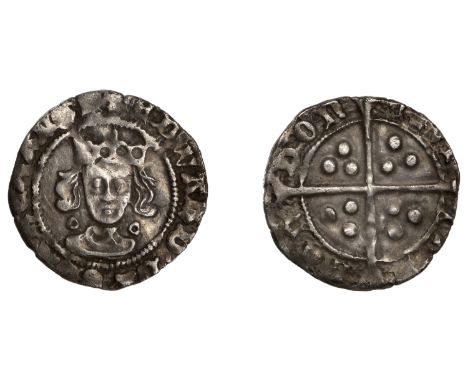 Edward IV (First reign, 1461-1470), Heavy coinage, Penny, London, class IV, mm. rose on obv. only, annulets by neck, 0.92g/7h