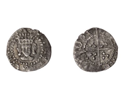 Edward IV (First reign, 1461-1470), Heavy coinage, Farthing, London, class I, mm. cross on obv. only, reads  edw[-] gr[-], 0.