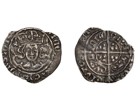 Henry VII (1485-1509), Late Portrait issues, Groat, Dublin, type I, broad facing bust within fleured tressure, open crown wit