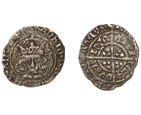 Henry VII (1485-1509), Late Portrait issues, Groat, Dublin, type IA, mm. cross on obv., pierced cross on rev., double-arched 