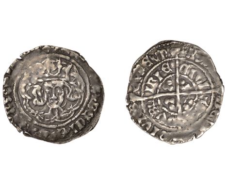 Henry VII (1485-1509), Late Portrait issues, Groat, Dublin, type I, mm. lis on obv. only, broad facing bust within fleured tr