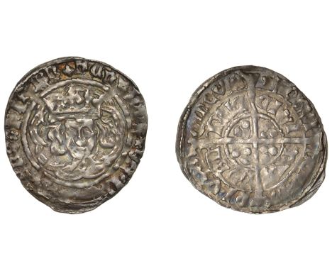 Ireland, Henry VII, Late Portrait issues, Groat, Dublin, type I, mm. lis on obv. only, broad facing bust within fleured tress