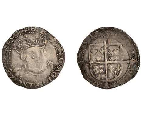 Henry VIII (1509-1547), Posthumous issue, Sixpenny Groat, type I, Dublin, mm. boar’s head, early Tower bust, 1.89g/4h (S 6485