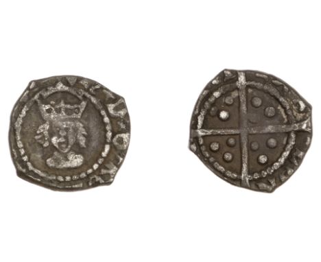 Henry VIII (1509-1547), Second coinage, Halfpenny, London, mm. arrow (?), 0.44g/8h (Whitton (iv); N 1815; S 2356). On a small