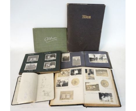 SELECTION OF PICTORIAL AND PRESS CUTTINGS FOR J.W.BURNS ESQ AND FAMILY
chronicling his life through school at Eton, his army 