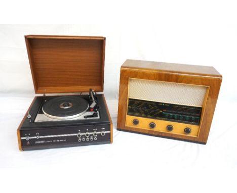 1970's HACKER CENTURION MKII HIGH FIDELITY UNIT
with Garrard SP25 MKIV record player, tape recorder and radio, and a 1950's B