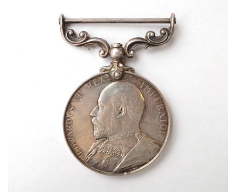 EDWARD VII ARMY LONG SERVICE AND GOOD CONDUCT MEDAL
named to '8478 Sgt.W.P.Stock. R.F.A'