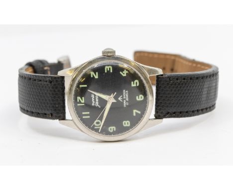 HMT Japan Para Shock 17 Jewels Military Watch.  These watches were used by Indian Military in 1971 during India/Pakistan war.