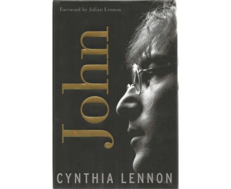 John hard back book by Cynthia Lennon signed on title page by Cynthia Lennon and Julian Lennon.306 pages in good condition. G