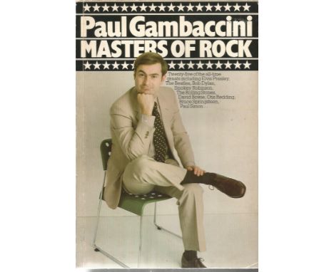 DJ signed book collection. 2 books - Paul Gambaccini Masters of rock and Steve Wrights - book of the amazing but true. Softba