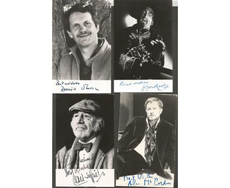 TV/film signed 6x4 photo collection. 50+ photos. Some of signatures included are Ron Moody, Lionel Jeffries, Michael Owen, Bi