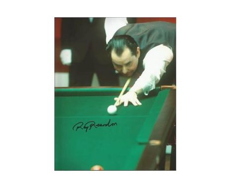 Ray Reardon Snooker Champion Signed 8x10 Photo. Good condition. All signed items come with our certificate of authenticity. W