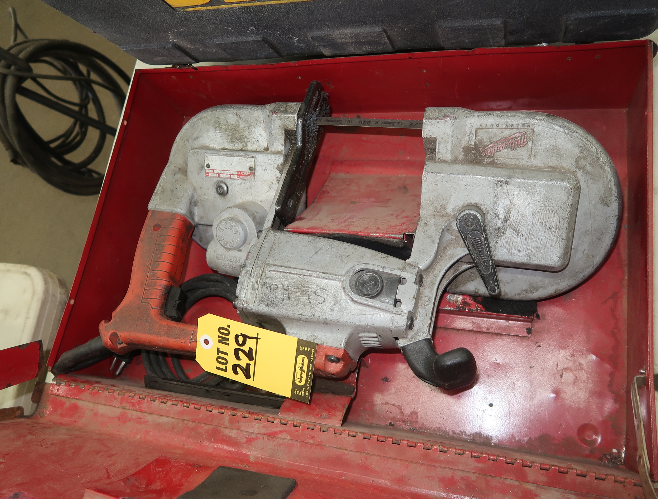 MILWAUKEE PORTABAND PORTABLE BAND SAW, MDL. 6230