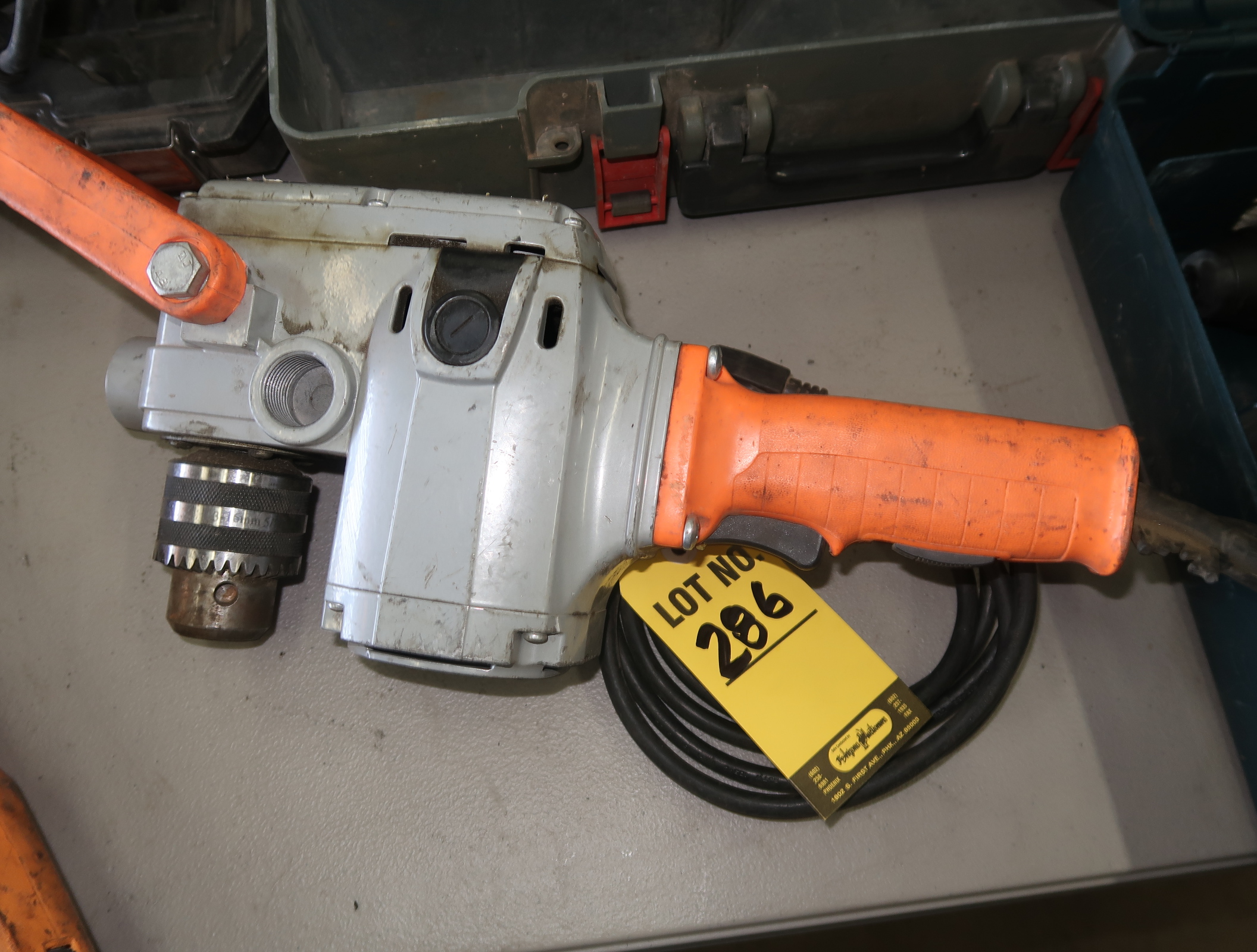 CHICAGO ELECTRIC 1/2" RIGHT ANGLE 2SPEED DRILL