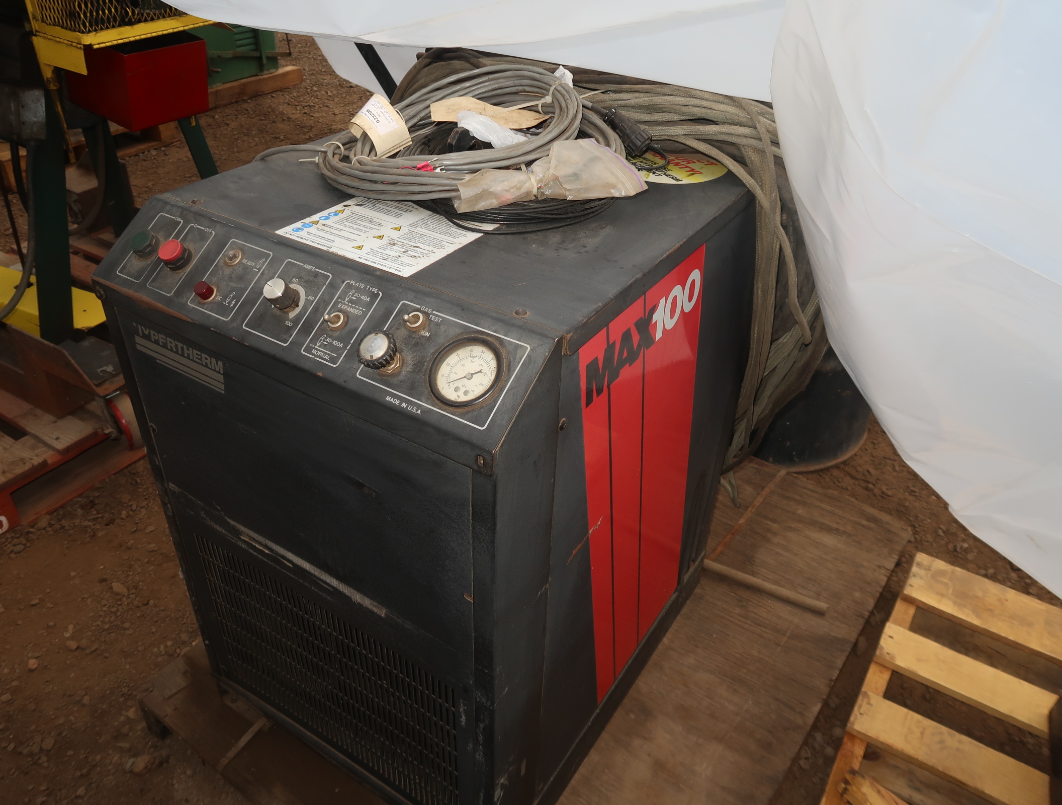 HYPERTHERM MAX 100 PLASMA CUTTER SN. 78007479 230/480