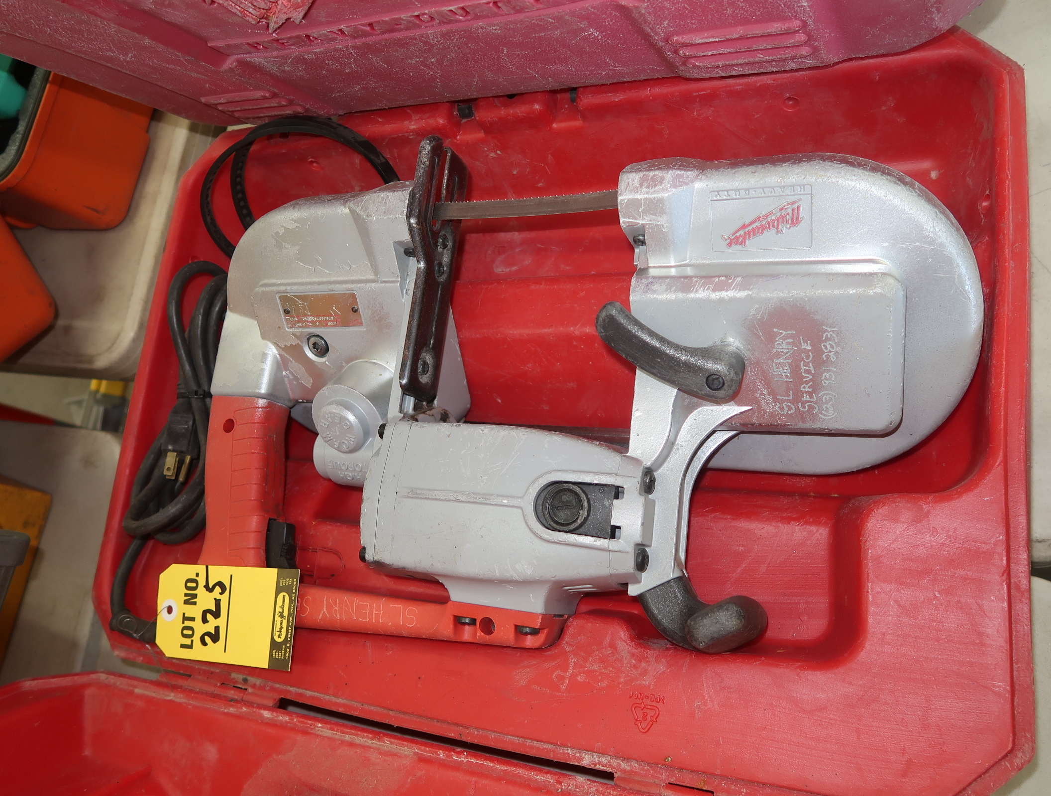 MILWAUKEE PORTABAND PORTABLE BAND SAW, MDL. 6230