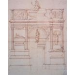 20th Century English School. An Architectural Design, Print, 9.75" x 8", and another by the same