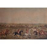 After Henry Alken (1810-1894) British. "The Quorn Hunt", Engraved by F C Lewis, 12.75" x 19.75", and