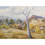 Don Hamilton (20th Century) British. A Mountainous Landscape, Watercolour, Signed, 19.5" x 26.25".