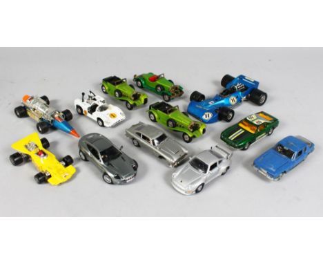 A COLLECTION OF TWELVE SMALL CARS including DINKY, CORGI, etc.