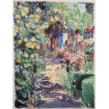 C Penny (1952- ) British. "Late Summer Shadows 111", Lithograph, Signed, Inscribed