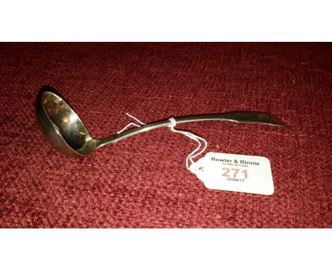 Victorian Scottish Edinburgh small ladle, maker James Howden & Co, 16cm long