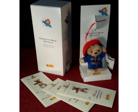 Steiff Paddington Bear ornament with fitted box 