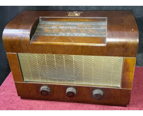 Vintage His masters voice radio 33x46x22cm.