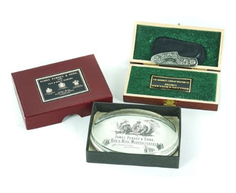 SHOOTING INTEREST: A HOLLAND &amp; HOLLAND POCKET KNIFE AND A JAMES PURDEY &amp; SONS GLASS PAPERWEIGHT (2)20th CenturyThe st