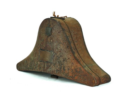 A BRITISH ROYAL NAVY BICORN HAT WITH ORIGINAL TIN TRUNKBy Gillott &amp; Hasell, 2 New Burlington Street, LondonA British Roya