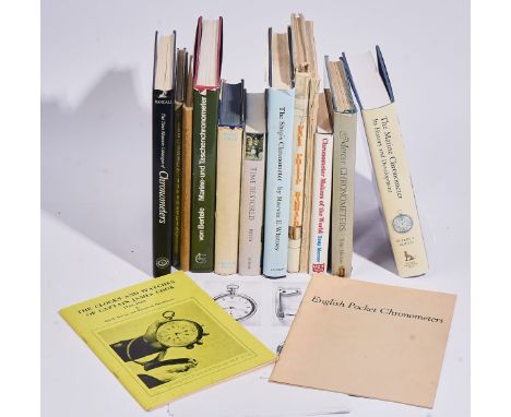 HOROLOGY BOOKS: A GROUP RELATING TO CHRONOMETERS INCLUDING VON BERTELE, GOULD AND RANDALL (11)Including Anthony Randall, The 