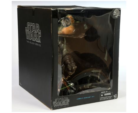 Hasbro Star Wars The Black Series 3.75&rdquo; Jabba's Rancor Pit (Toys R Us Exclusive) packaging has tape repair. Box is open