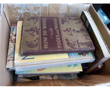 Box of vintage boys etc. books 