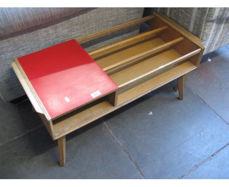 A retro light oak G-Plan coffee table 