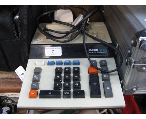 A Casio adding machine 