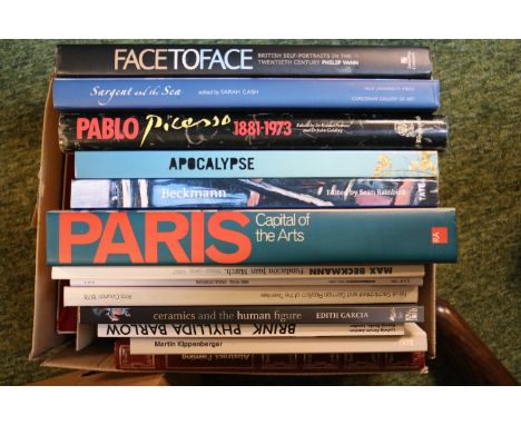 Collection of Art Related books to include Face to Face, Pablo Picasso etc.
