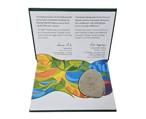 NEYMAR DA SILVA 2016 OLYMPIC GAMES PARTICIPATION MEDAL A Neymar da Silva Santos Junior (Neymar Jr) Participation Medal from t