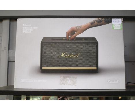 Boxed Marshall Bluetooth Wireless Home Speaker Stanmore II 