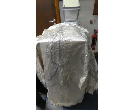 A Vintage Embroidered Wedding Dress 