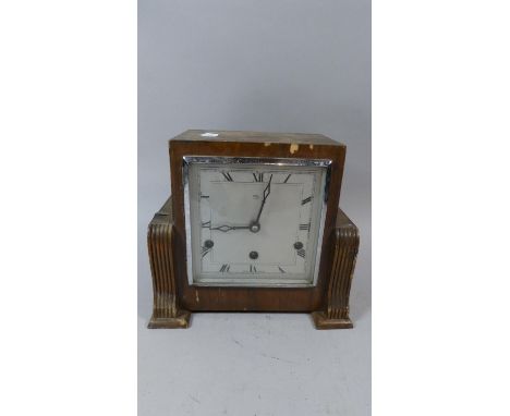 An Art Deco Westminster Chime Mantle Clock by Anvil 