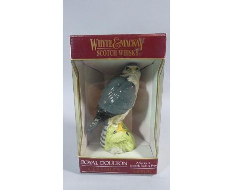 A Boxed Royal Doulton Merlin Decanter Containing Scotch Whisky 