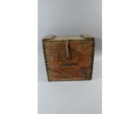 A Vintage Six Bottle Box for Schweppes, 36cm Wide 