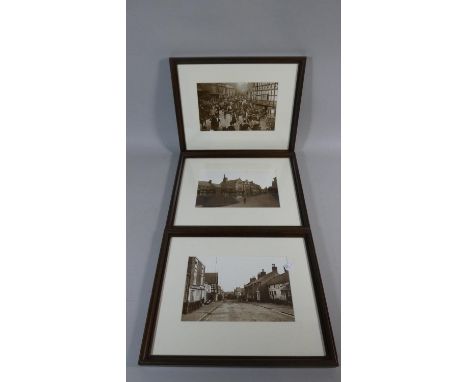 A Set of Three Vintage Black and White Photographs of Malpas 