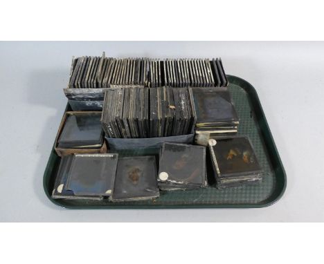 A Collection of Mainly Coloured Magic Lantern Slides to Include Famous Pictures, the Conquest of the Soudan etc 