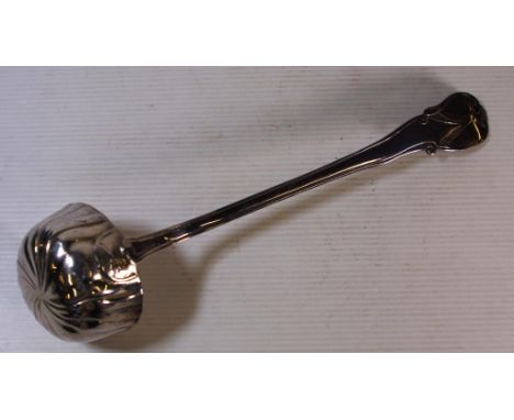 Silver soup ladle 250grams approx, tested as silver