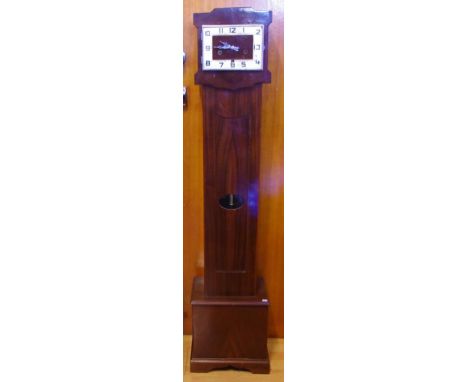 Art Deco Moore and Wright grandfather clock H153cm approx
